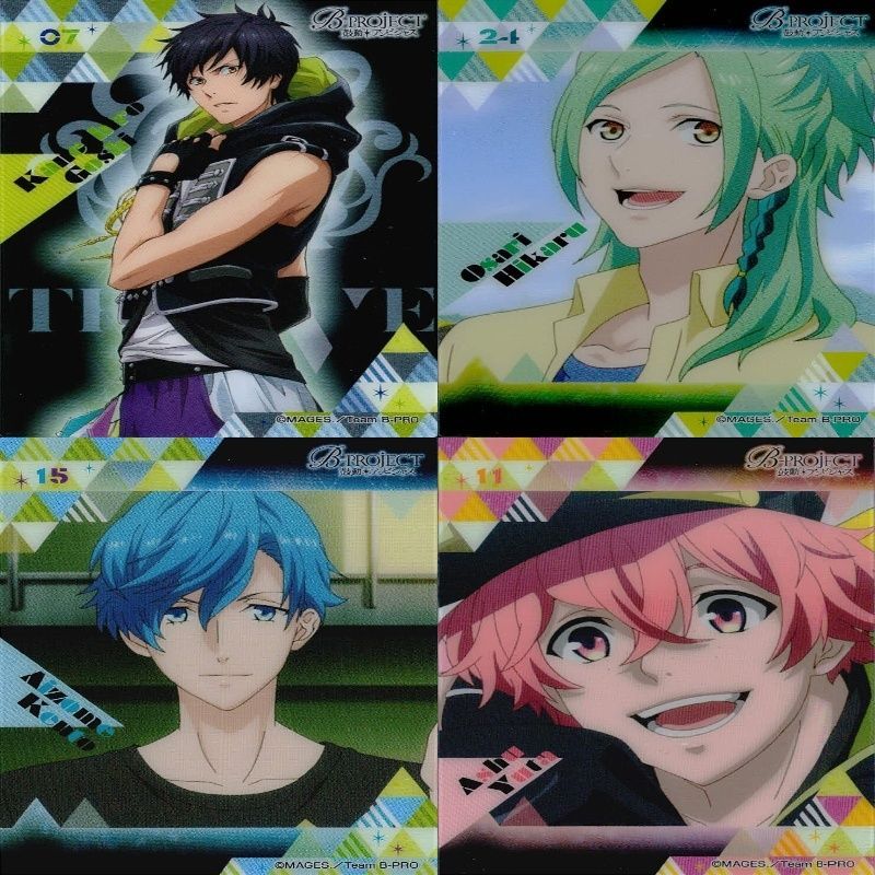 B-PROJECT ~Kodou * Ambitious~ Card Collection Gum Clear xd995 so1
